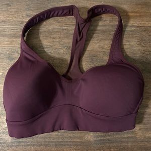 Maroon lulu lemon bra medium support great condition